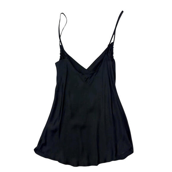 Aritzia Wilfred Allusion Camisole Satin Top Black Size XS - Picture 2 of 5